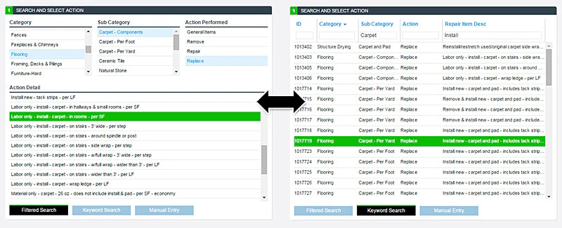 screenshot of Bluebook ProEstimator